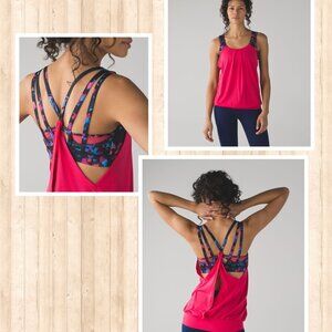 EUC Lululemon Nouveau Limits Tank Top in Boom Juice / Dandy Digie Multi (Size 8)